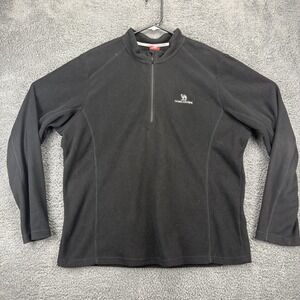 Camel Crown Jacket Men XL 1/4‎ Zip Fleece Mock Pullover